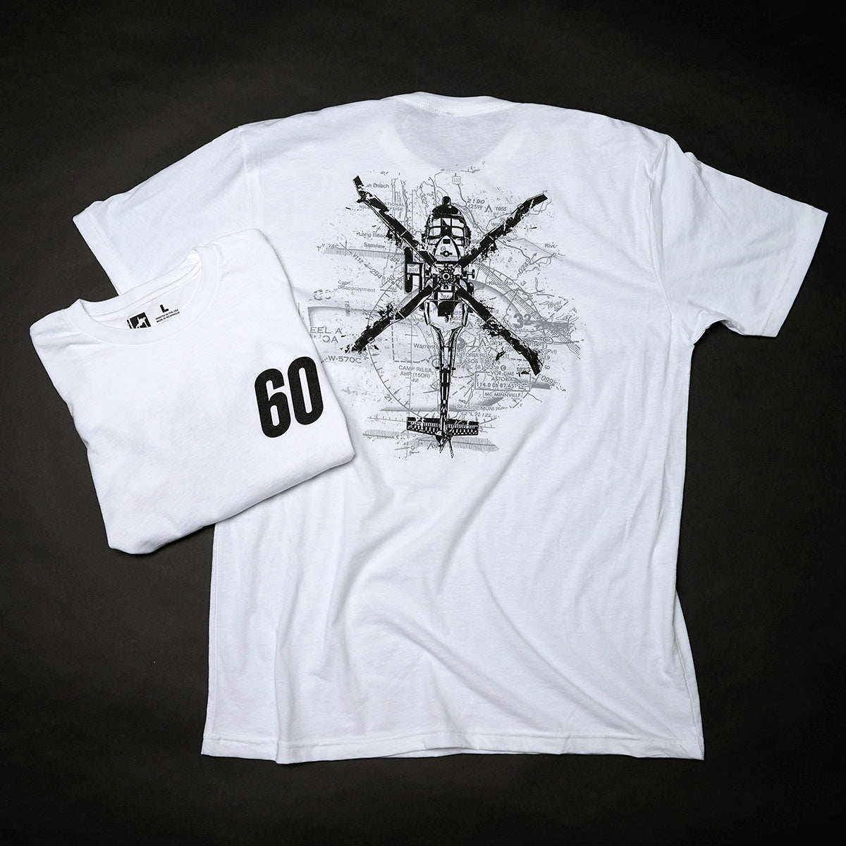 H-60 Helicopter Tee – Jet Blast & Rotors | Rescue Swimmer Shop
