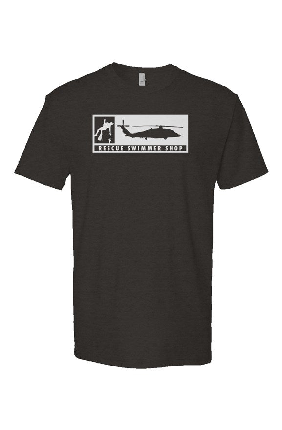MH-60 Rescue Swimmer Silhouette Short Sleeve Tee Shirt