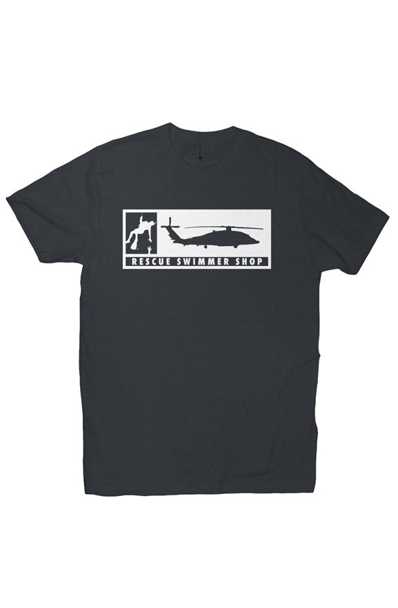 MH-60 Rescue Swimmer Silhouette Short Sleeve Tee Shirt