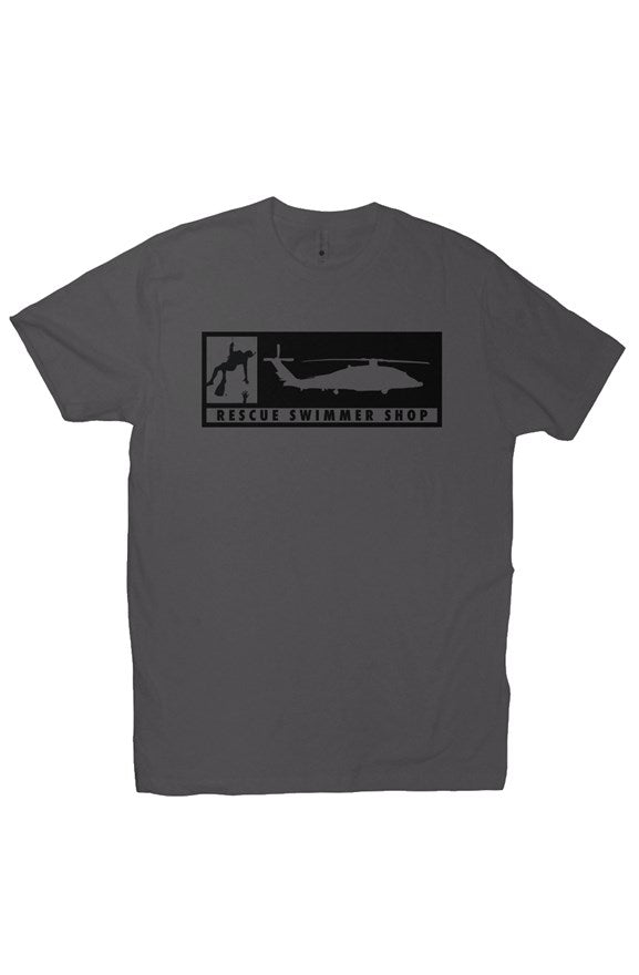 MH-60 Rescue Swimmer Silhouette Short Sleeve Tee Shirt