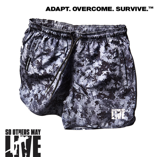 So Others May Live DigiCam Ocean Shorts 5" - Performance Athletic Shorts | Military Athletic Wear | Rescue Swimmer Shop