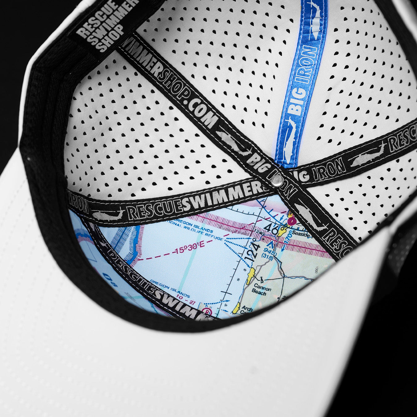 H-60 Helicopter Hat — 6 Panel Flat Brim