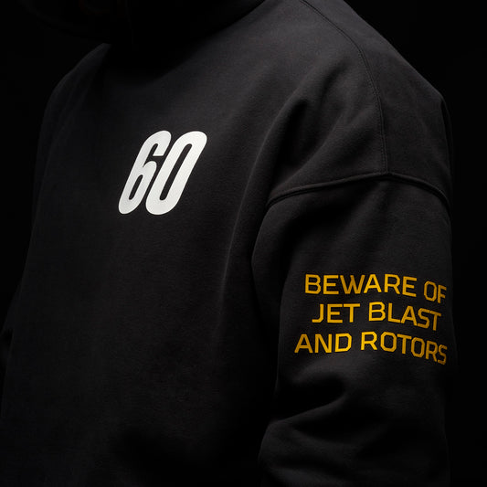 H- 60 Helicopter Jet Blast & Rotors Oversized Hoodie - PRE ORDER | Military Aviation Apparel | Rescue Swimmer Shop