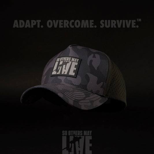 So Others May Live - Black Camo Hat | Military Aviation Headwear | Rescue Swimmer Shop