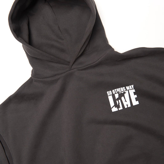 So Others May Live Oversized Hoodie - Heavyweight Fleece Sweatshirt | Military Aviation Apparel | Rescue Swimmer Shop