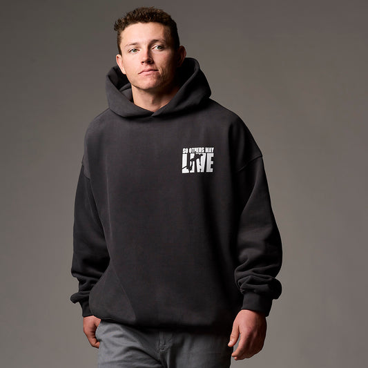 So Others May Live Oversized Hoodie - Heavyweight Fleece Sweatshirt | Military Aviation Apparel | Rescue Swimmer Shop