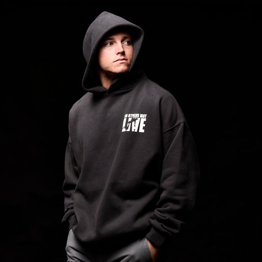 So Others May Live Oversized Hoodie - Heavyweight Fleece Sweatshirt | Military Aviation Apparel | Rescue Swimmer Shop