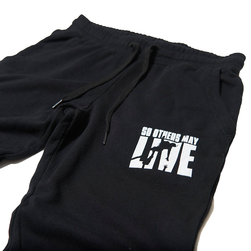 So Other May Live women's joggers black