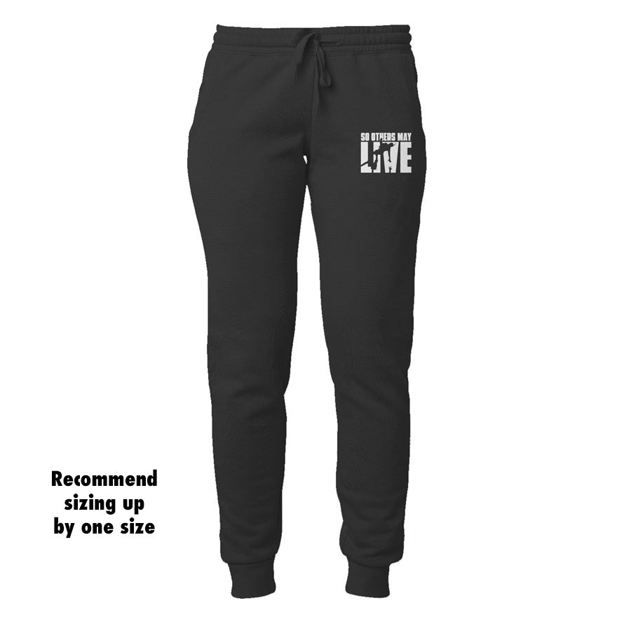 So Other May Live women's joggers black