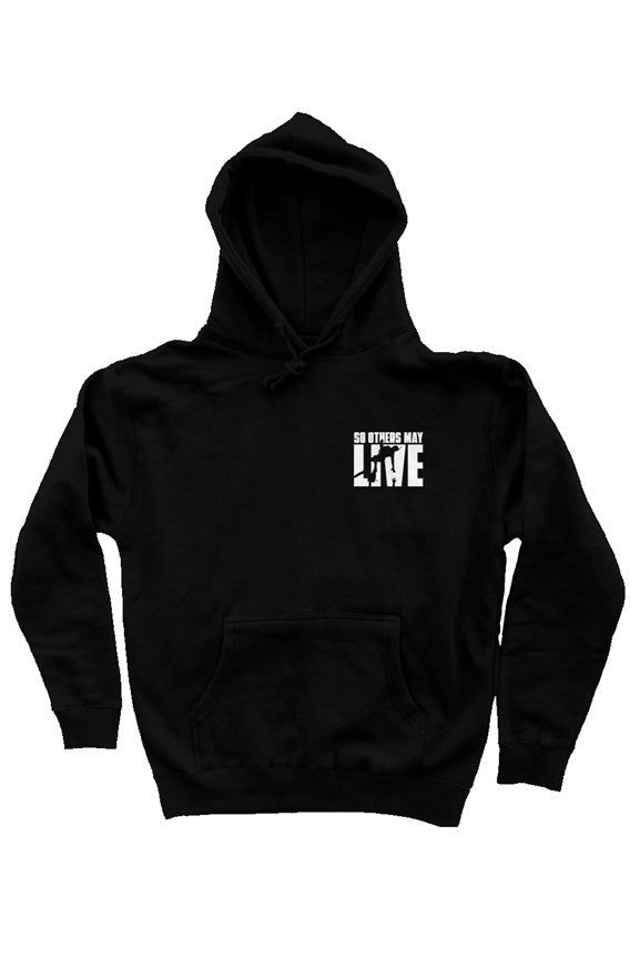 "So Others May Live" heavyweight pullover hoodie
