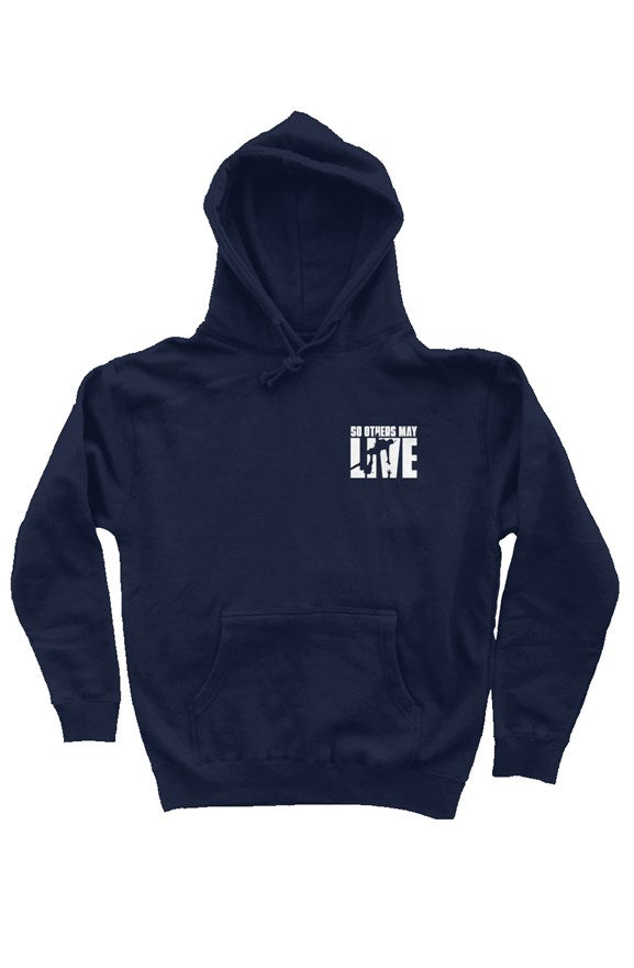 "So Others May Live" heavyweight pullover hoodie