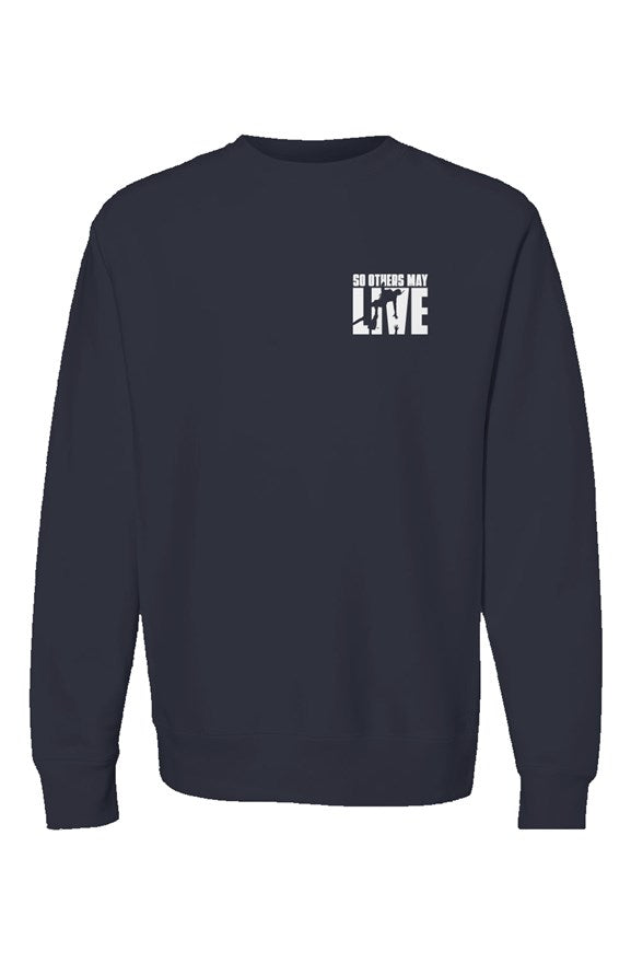 Rescue Swimmer Shop Premium Heavyweight Cross Grain So Others May LiveCrewneck