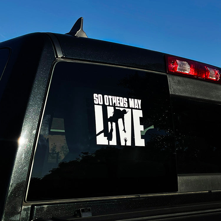 Rescue Swimmer Shop So Others May Live Vehicle  Sticker